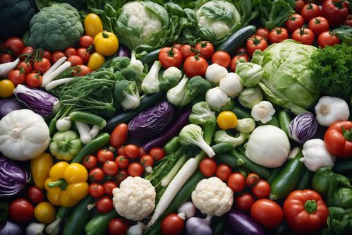 有機蔬菜花菜攝影 自然與健康的視覺呈現(xiàn)